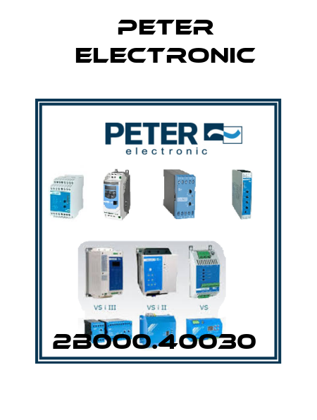 2B000.40030  Peter Electronic