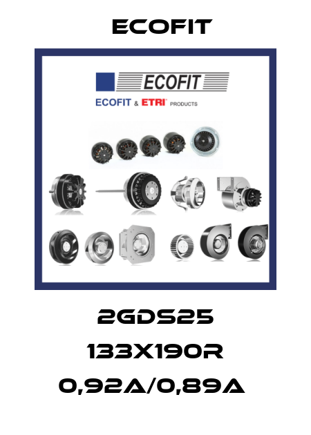 2GDS25 133X190R 0,92A/0,89A  Ecofit