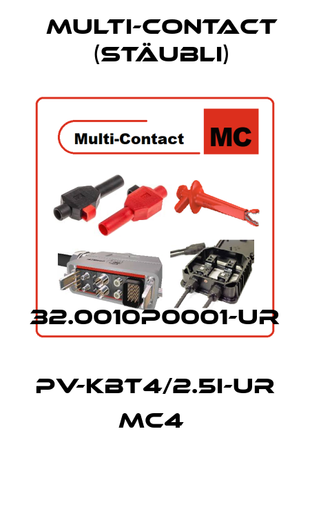 32.0010P0001-UR  PV-KBT4/2.5I-UR  MC4  Multi-Contact (Stäubli)