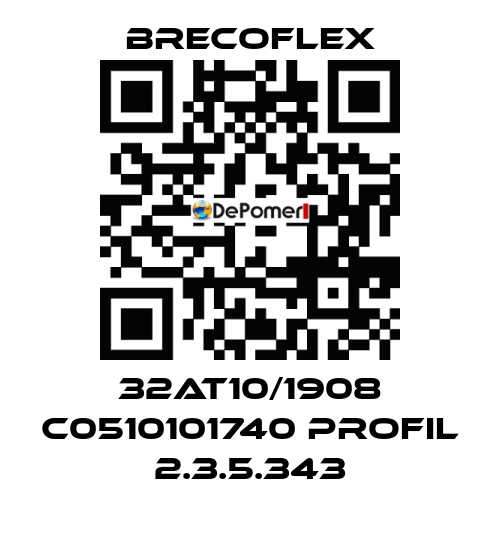 32AT10/1908 C0510101740 Profil 2.3.5.343 Brecoflex