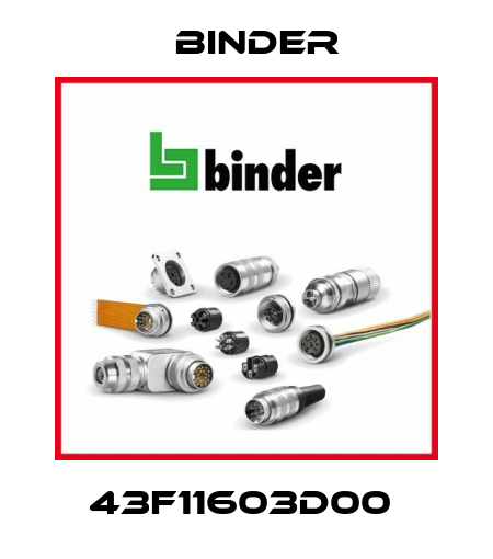 43F11603D00  Binder