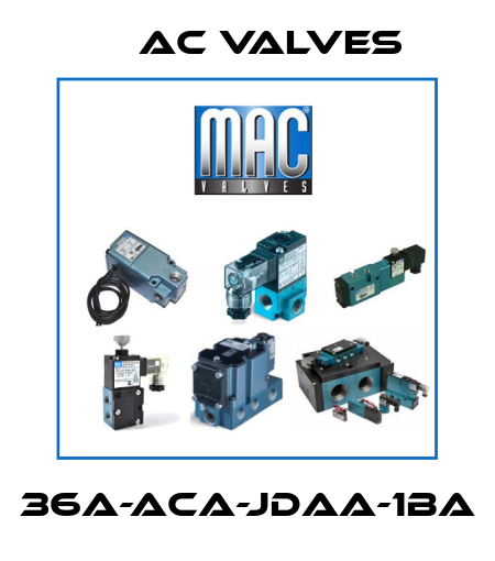 36A-ACA-JDAA-1BA МAC Valves