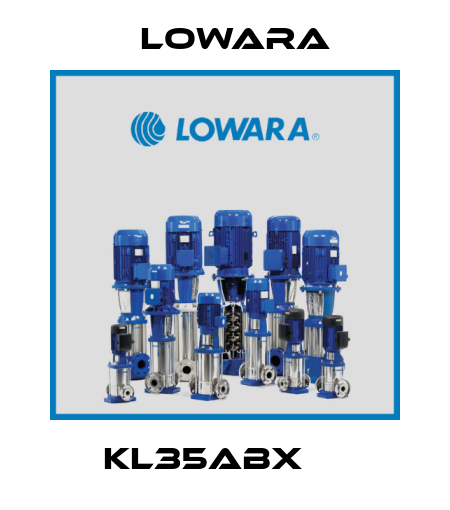 KL35ABX     Lowara