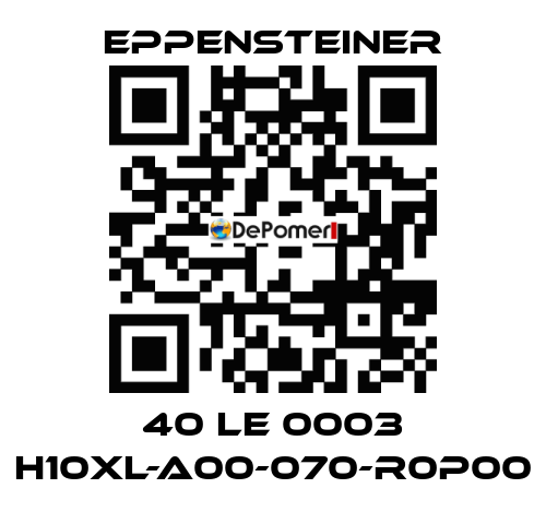 40 LE 0003 H10XL-A00-070-R0P00 Eppensteiner
