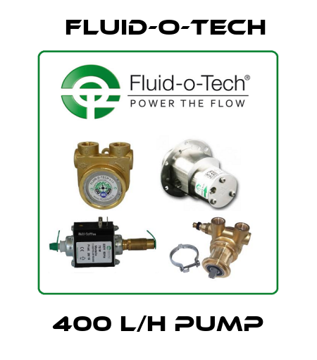 400 L/H PUMP Fluid-O-Tech