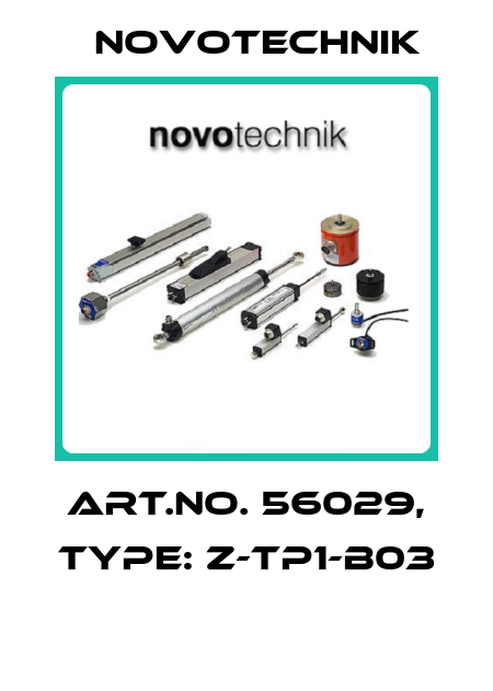 Art.No. 56029, Type: Z-TP1-B03  Novotechnik