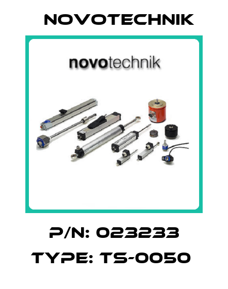 P/N: 023233 Type: TS-0050  Novotechnik