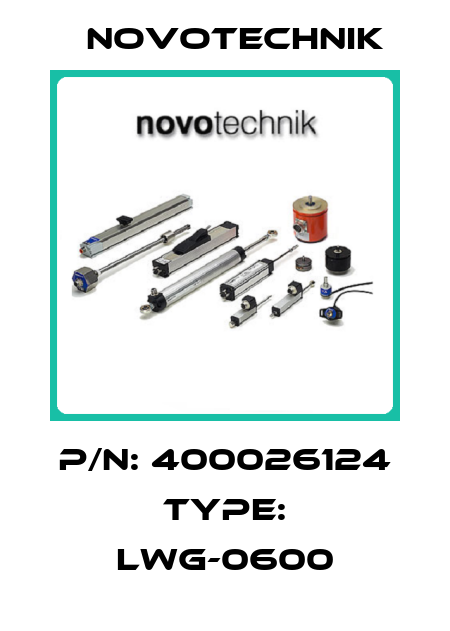 P/N: 400026124 Type: LWG-0600 Novotechnik