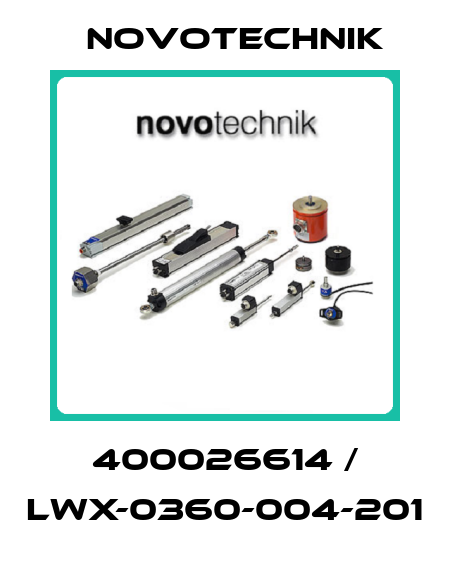 400026614 / LWX-0360-004-201 Novotechnik