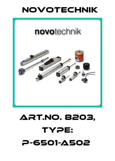 Art.No. 8203, Type: P-6501-A502  Novotechnik