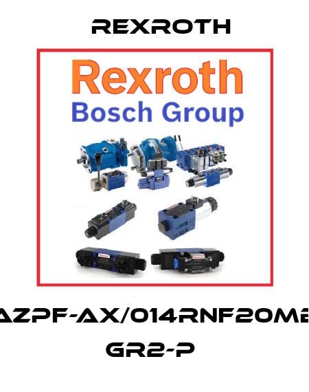 AZPF-AX/014RNF20MB GR2-P  Rexroth