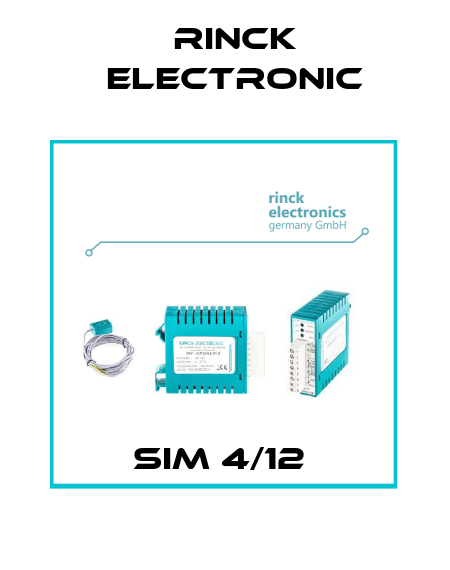 SIM 4/12  Rinck Electronic