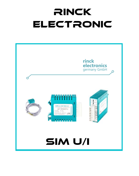 SIM U/I  Rinck Electronic