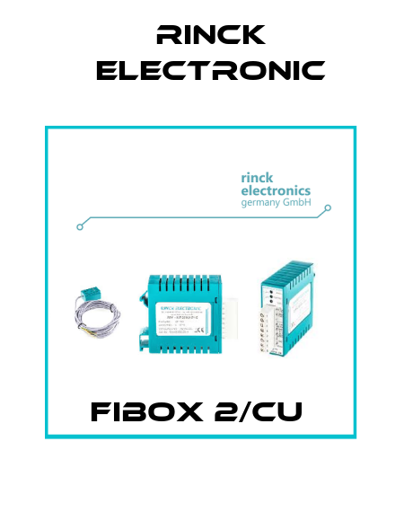 FIBOX 2/CU  Rinck Electronic