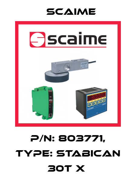 P/N: 803771, Type: STABICAN 30t X  Scaime