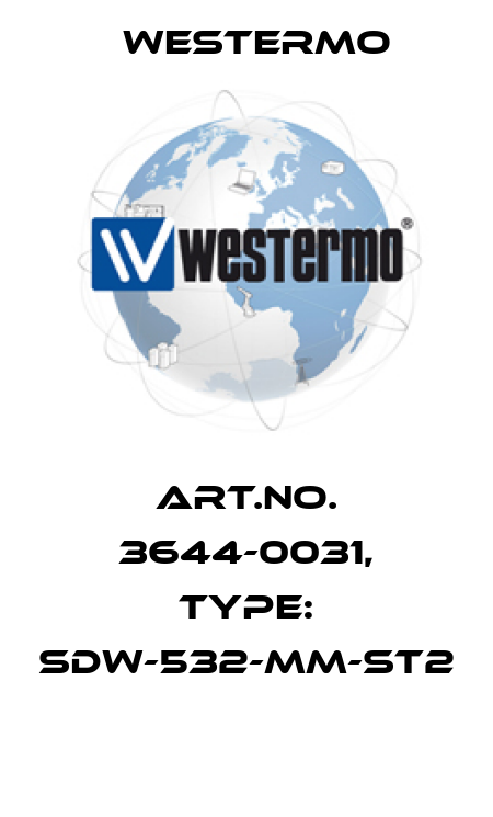 Art.No. 3644-0031, Type: SDW-532-MM-ST2  Westermo