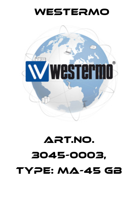 Art.No. 3045-0003, Type: MA-45 GB  Westermo