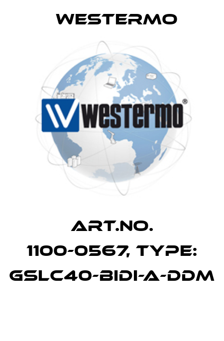 Art.No. 1100-0567, Type: GSLC40-BiDI-A-DDM  Westermo