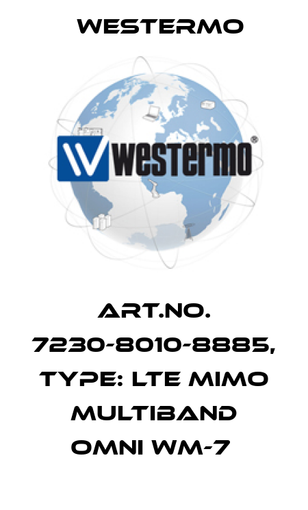 Art.No. 7230-8010-8885, Type: LTE MIMO Multiband Omni WM-7  Westermo