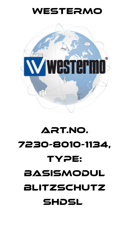 Art.No. 7230-8010-1134, Type: Basismodul Blitzschutz SHDSL  Westermo