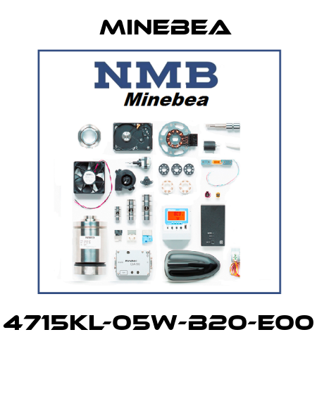 4715KL-05W-B20-E00  Minebea