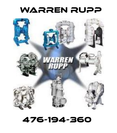 476-194-360  Warren Rupp