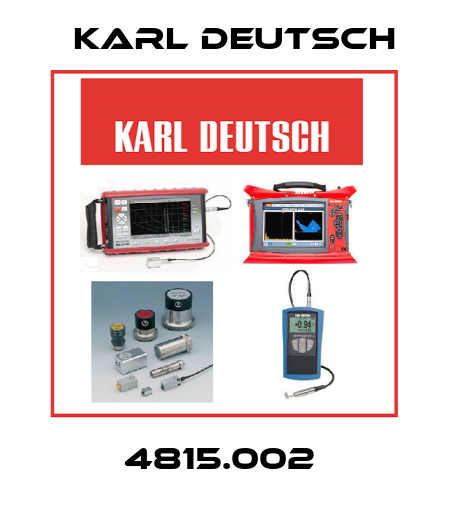 4815.002  Karl Deutsch