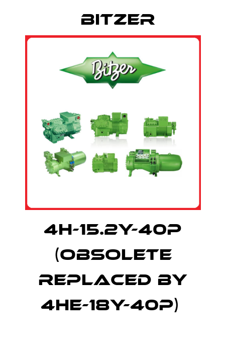 4H-15.2Y-40P (Obsolete replaced by 4HE-18Y-40P)  Bitzer
