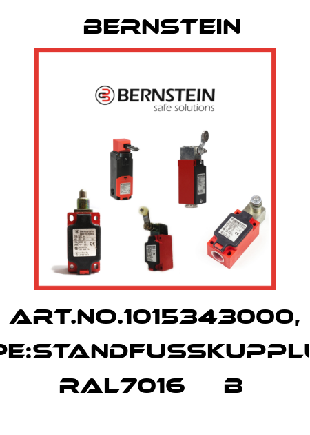 Art.No.1015343000, Type:STANDFUßKUPPLUNG RAL7016     B  Bernstein