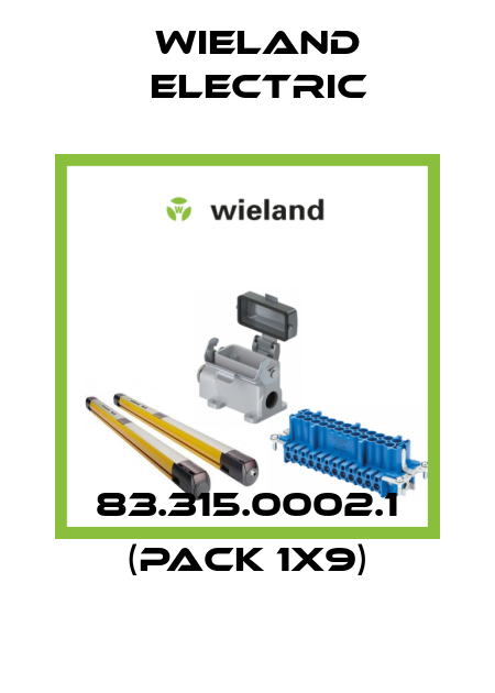 83.315.0002.1 (pack 1x9) Wieland Electric