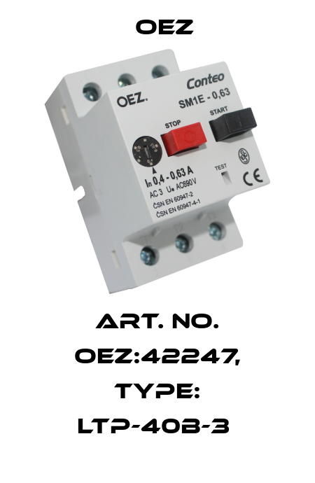 Art. No. OEZ:42247, Type: LTP-40B-3  OEZ