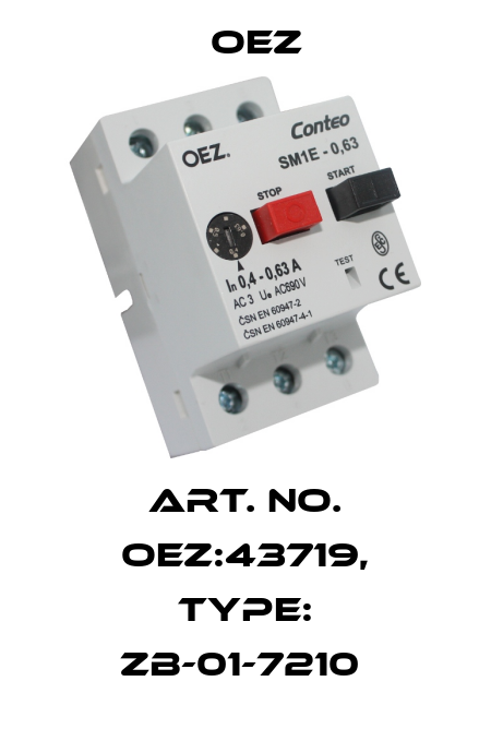 Art. No. OEZ:43719, Type: ZB-01-7210  OEZ