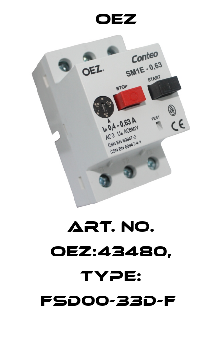 Art. No. OEZ:43480, Type: FSD00-33D-F  OEZ