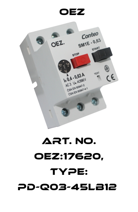 Art. No. OEZ:17620, Type: PD-Q03-45LB12  OEZ