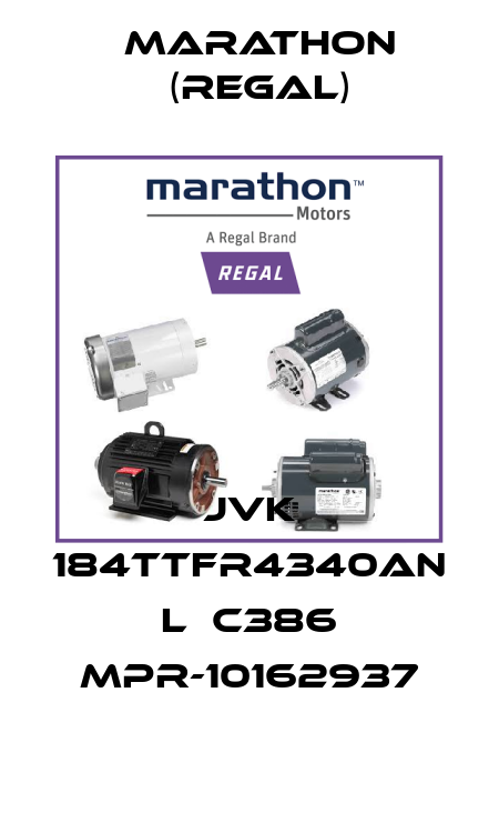 JVK 184TTFR4340AN L  C386 MPR-10162937 Marathon (Regal)
