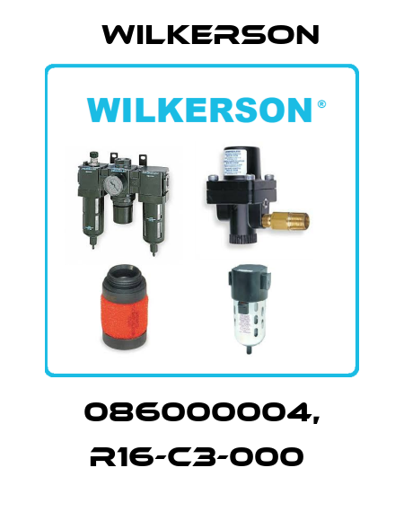 086000004, R16-C3-000  Wilkerson
