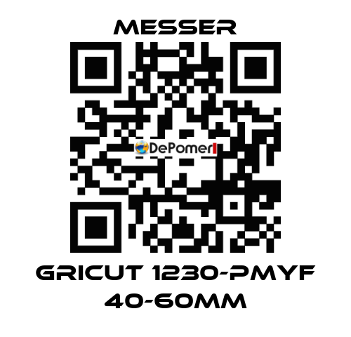 Gricut 1230-PMYF 40-60mm Messer