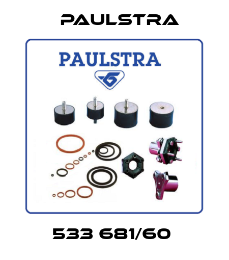 533 681/60  Paulstra