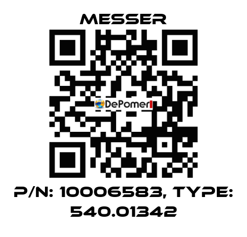 P/N: 10006583, Type: 540.01342 Messer