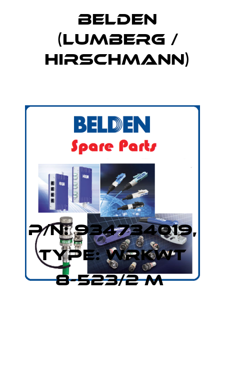P/N: 934734019, Type: WRKWT 8-523/2 M  Belden (Lumberg / Hirschmann)