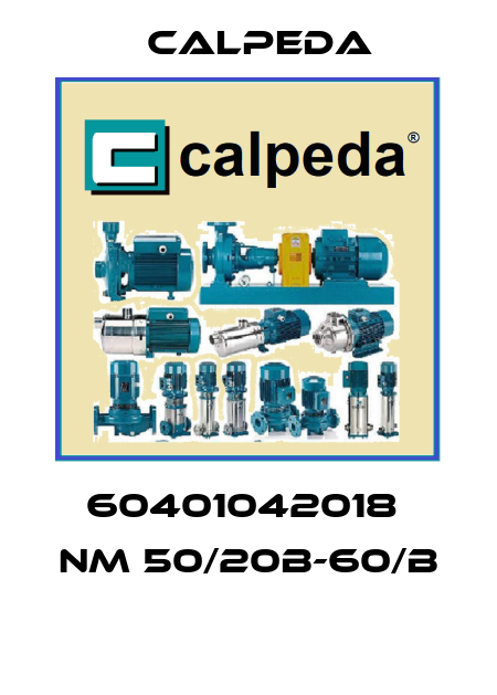 60401042018  NM 50/20B-60/B  Calpeda