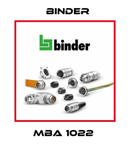 MBA 1022  Binder