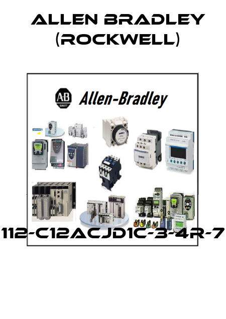 112-C12ACJD1C-3-4R-7  Allen Bradley (Rockwell)