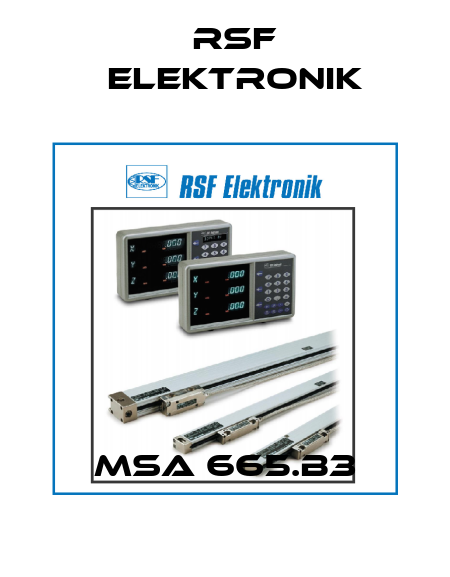 MSA 665.B3 Rsf Elektronik