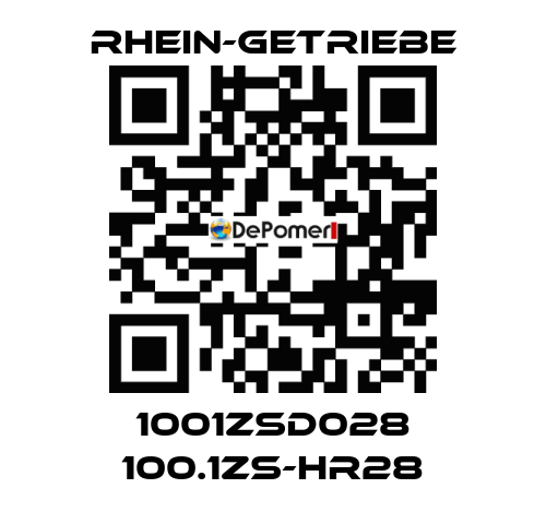 1001ZSD028 100.1ZS-HR28 Rhein-Getriebe