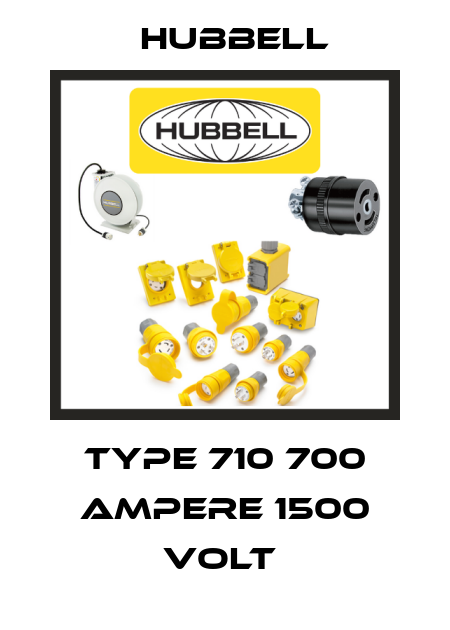 Type 710 700 Ampere 1500 Volt  Hubbell