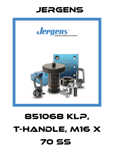 851068 KLP, T-HANDLE, M16 X 70 SS  Jergens