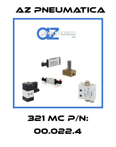 321 MC P/N: 00.022.4 AZ Pneumatica