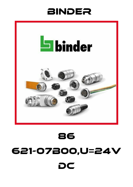 86 621-07B00,U=24V DC Binder