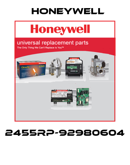 2455RP-92980604  Honeywell